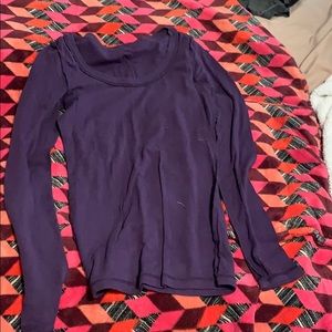 purple long sleeve